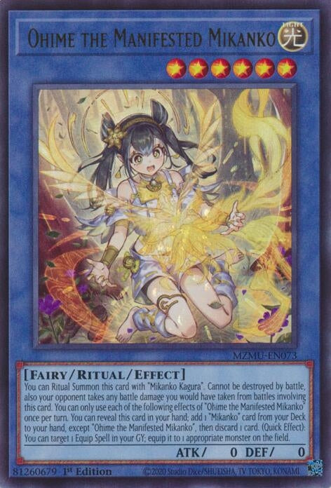 Ohime the Manifested Mikanko (MZMU-EN073)  Ultra Rare