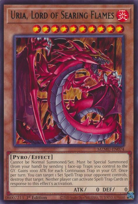 Uria, Lord of Searing Flames (MZMU-EN074)  Rare