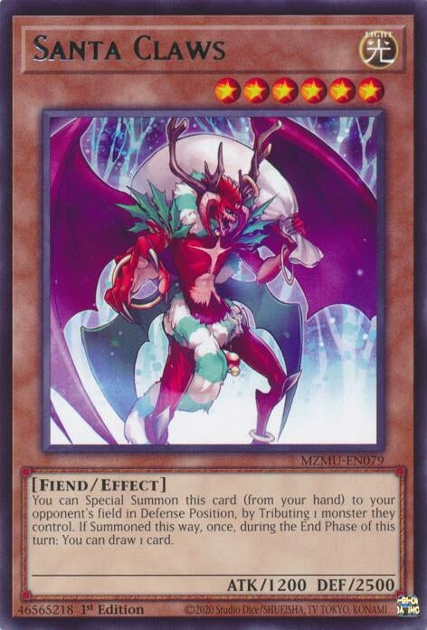 Santa Claws (MZMU-EN079)  Rare