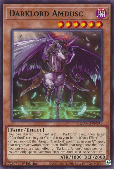 Darklord Amdusc (MZMU-EN084)  Rare