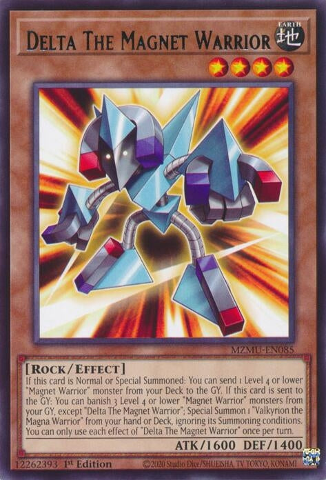 Delta The Magnet Warrior (MZMU-EN085)  Rare