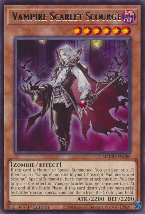 Vampire Scarlet Scourge (MZMU-EN086)  Rare