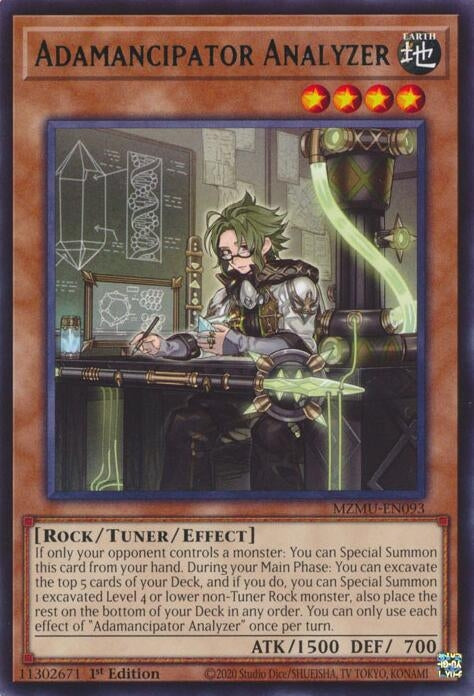 Adamancipator Analyzer (MZMU-EN093)  Rare