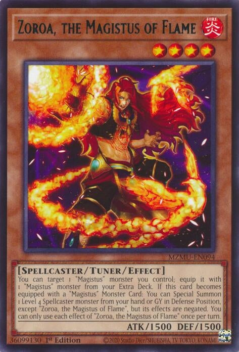 Zoroa, the Magistus of Flame (MZMU-EN094)  Rare