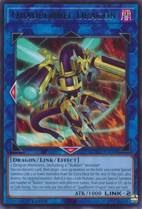 Quadborrel Dragon (MZMU-EN108)  Rare