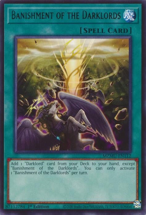 Banishment of the Darklords (MZMU-EN112)  Rare