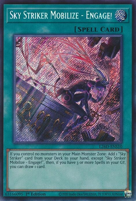 Sky Striker Mobilize - Engage! (Alternate Art)  (L26D-ENS10)  Secret Rare