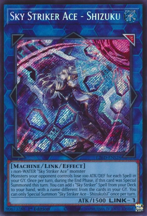Sky Striker Ace - Shizuku (Alternate Art)  (L26D-ENS26)  Secret Rare
