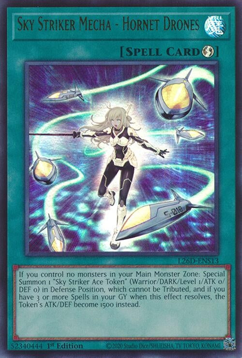 Sky Striker Mecha - Hornet Drones (L26D-ENS13)  Ultra Rare