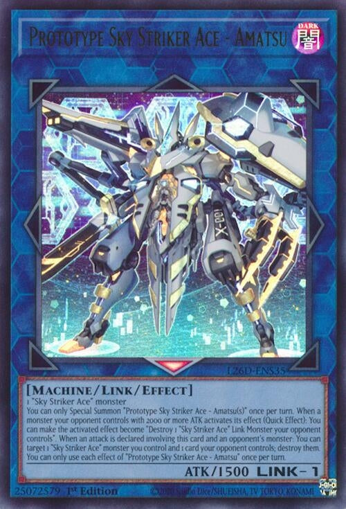 Prototype Sky Striker Ace - Amatsu (L26D-ENS35)  Ultra Rare