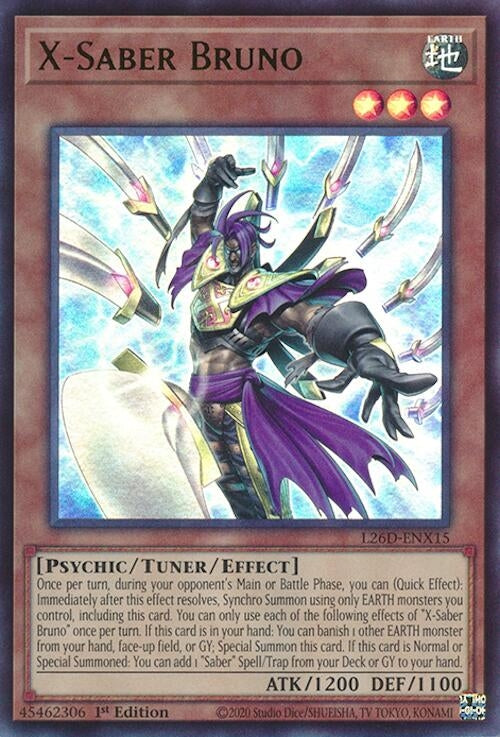 X-Saber Bruno  (L26D-ENX15)  Ultra Rare