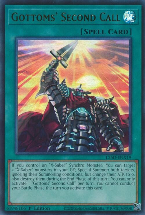 Gottoms' Second Call  (L26D-ENX19)  Ultra Rare