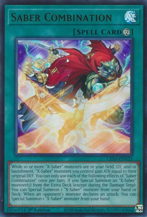 Saber Combination (L26D-ENX25)  Ultra Rare