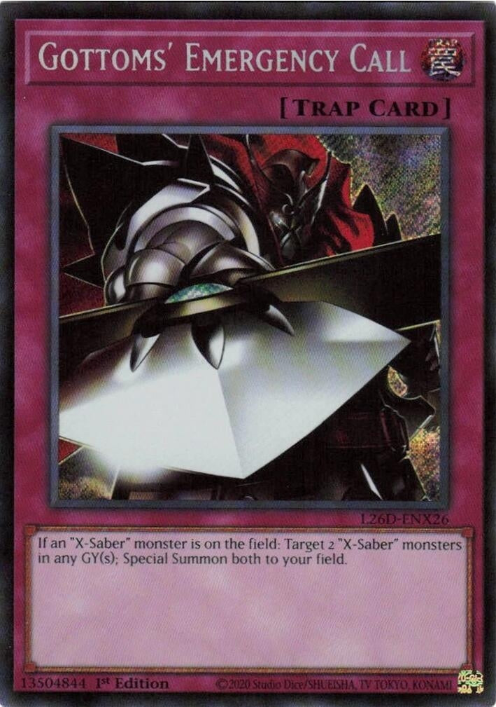 Gottoms' Emergency Call  (L26D-ENX26)  Secret Rare