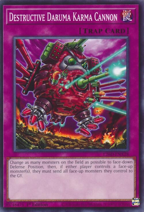 Destructive Daruma Karma Cannon (L26D-ENX28)  Common