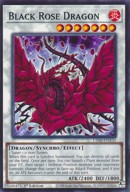 Black Rose Dragon (L26D-ENX31)  Common