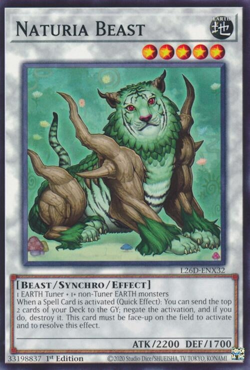 Naturia Beast (L26D-ENX32)  Common