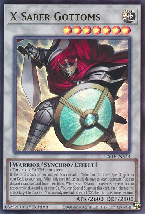 X-Saber Gottoms (L26D-ENX43)  Ultra Rare