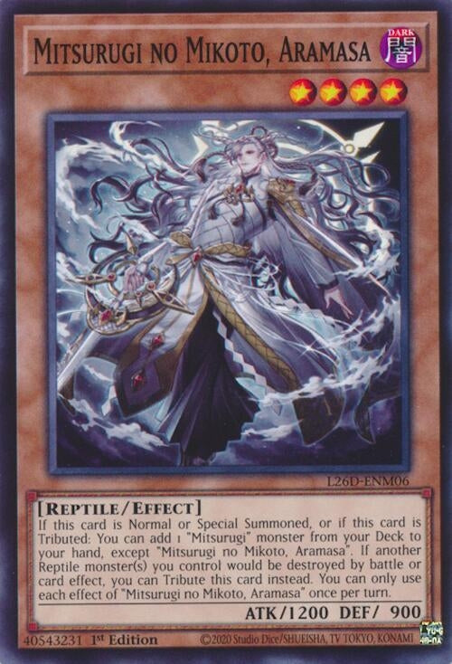 Mitsurugi no Mikoto, Aramasa (L26D-ENM06) Common