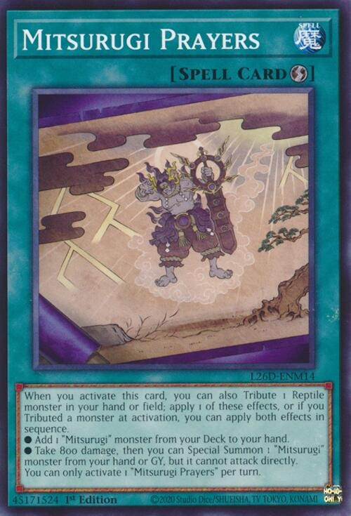Mitsurugi Prayers (L26D-ENM14)  Common