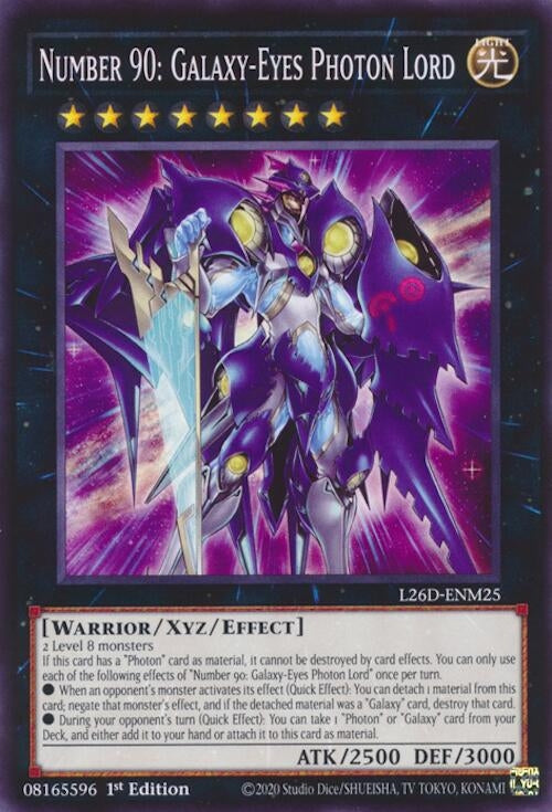 Number 90: Galaxy-Eyes Photon Lord (L26D-ENM25)  Common