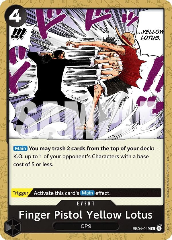 Finger Pistol Yellow Lotus (Adventure on Kami's Island)