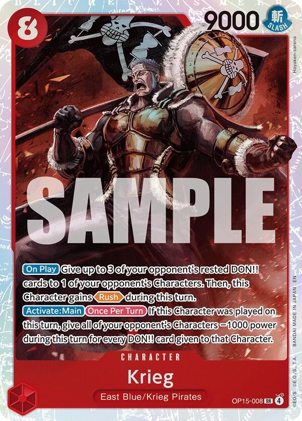Krieg (OP15-008) (Adventure on Kami's Island)
