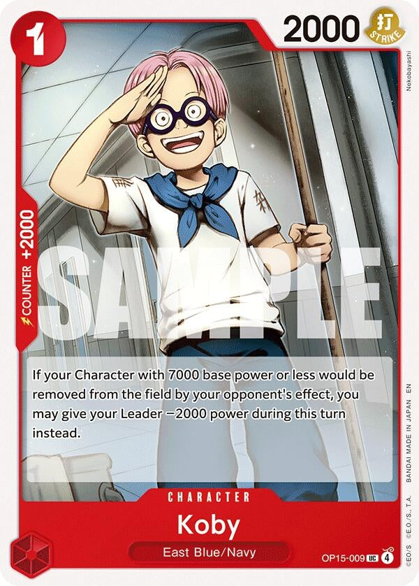 Koby (OP15-009) (Adventure on Kami's Island)