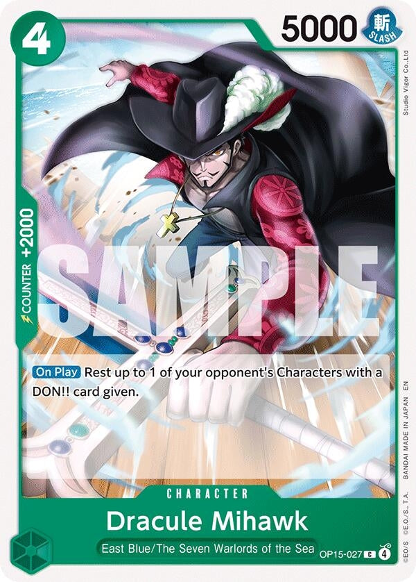 Dracule Mihawk (Adventure on Kami's Island)