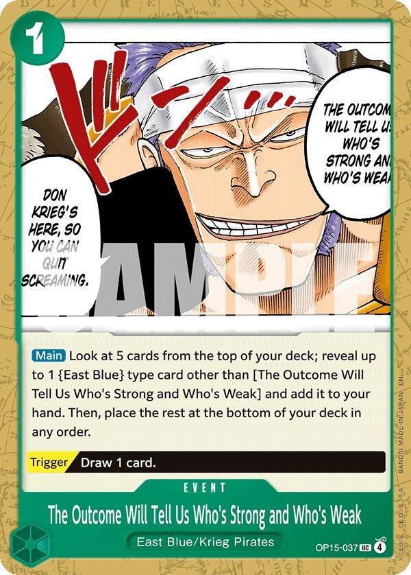 The Outcome Will Tell Us Who's Strong and Who's Weak (Adventure on Kami's Island)