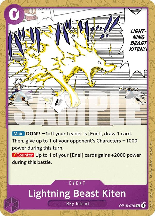 Lightning Beast Kiten (Adventure on Kami's Island)