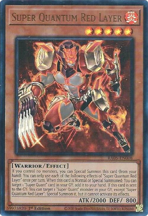 Super Quantum Red Layer (RA05-EN008) Ultra Rare
