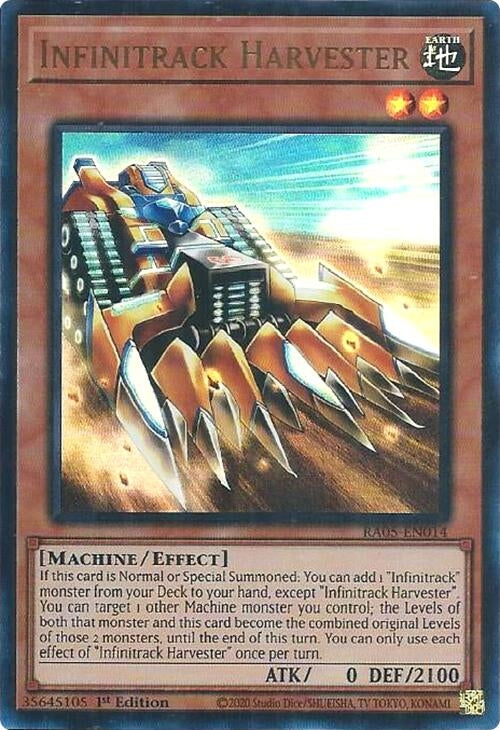 Infinitrack Harvester (RA05-EN014) Ultra Rare