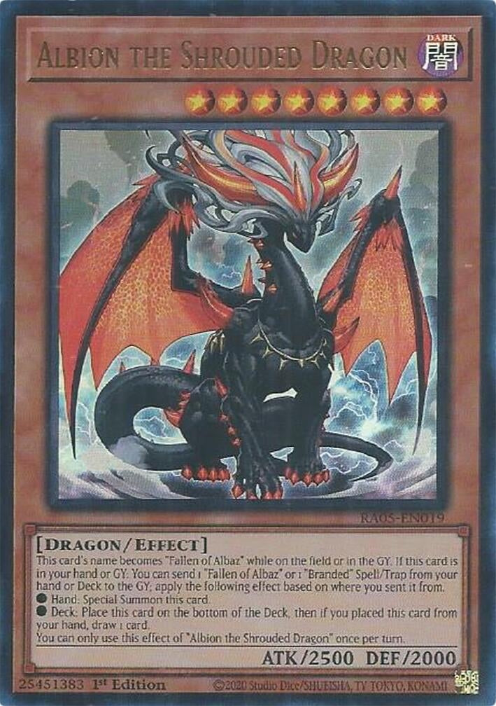 Albion the Shrouded Dragon (RA05-EN019) Ultra Rare
