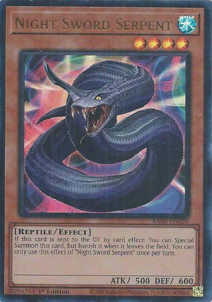 Night Sword Serpent (RA05-EN020) Ultra Rare