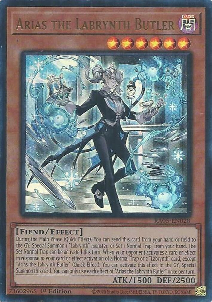 Arias the Labrynth Butler (RA05-EN028) Ultra Rare