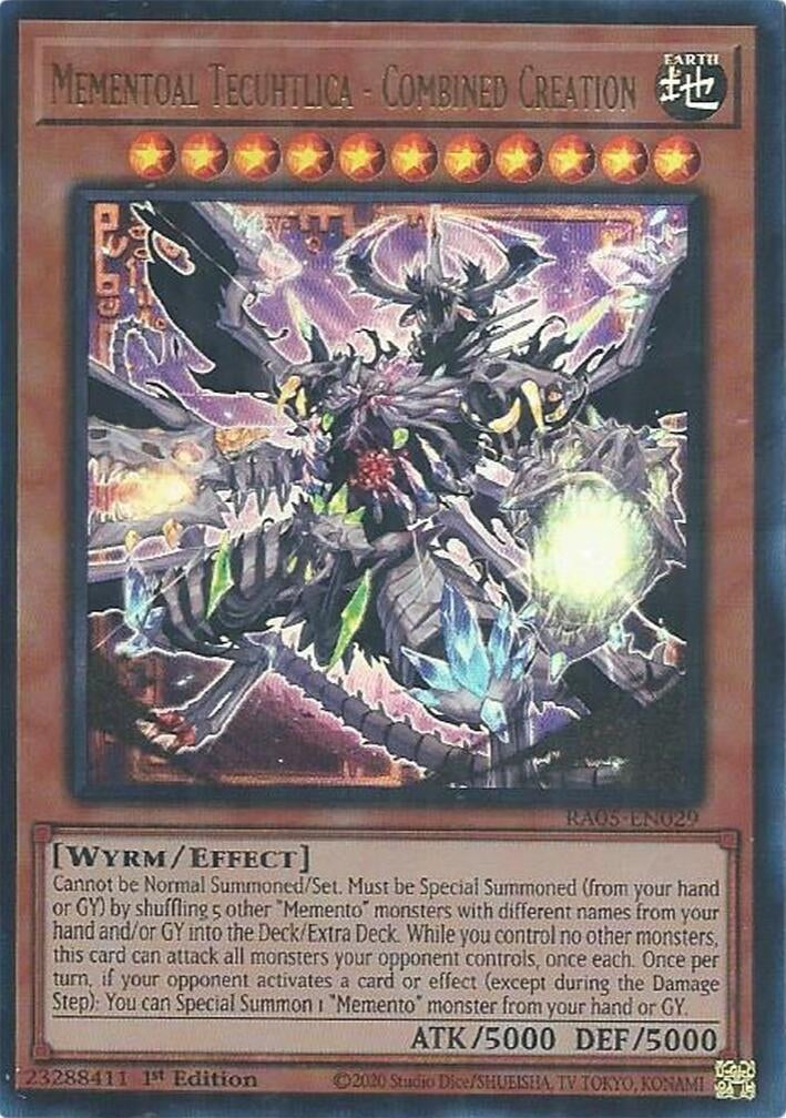 Mementoal Tecuhtlica - Combined Creation (RA05-EN029) Ultra Rare