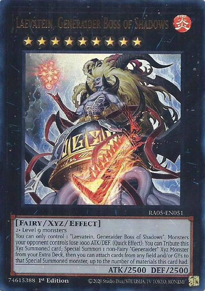 Laevatein, Generaider Boss of Shadows (RA05-EN051) Ultra Rare