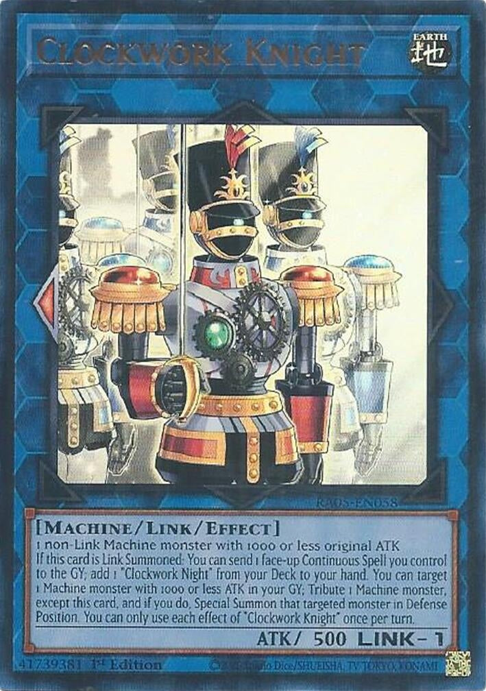 Clockwork Knight (RA05-EN058) Ultra Rare