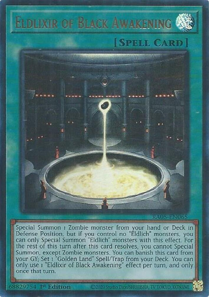 Eldlixir of Black Awakening (RA05-EN065) Ultra Rare