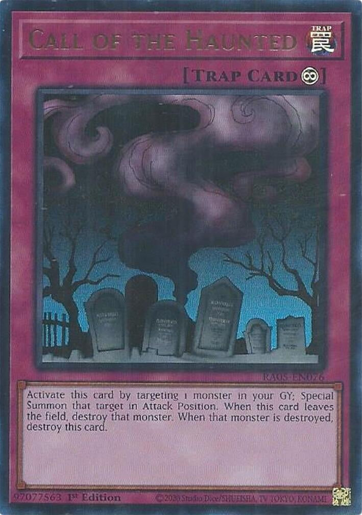 Call of the Haunted (RA05-EN076) Ultra Rare