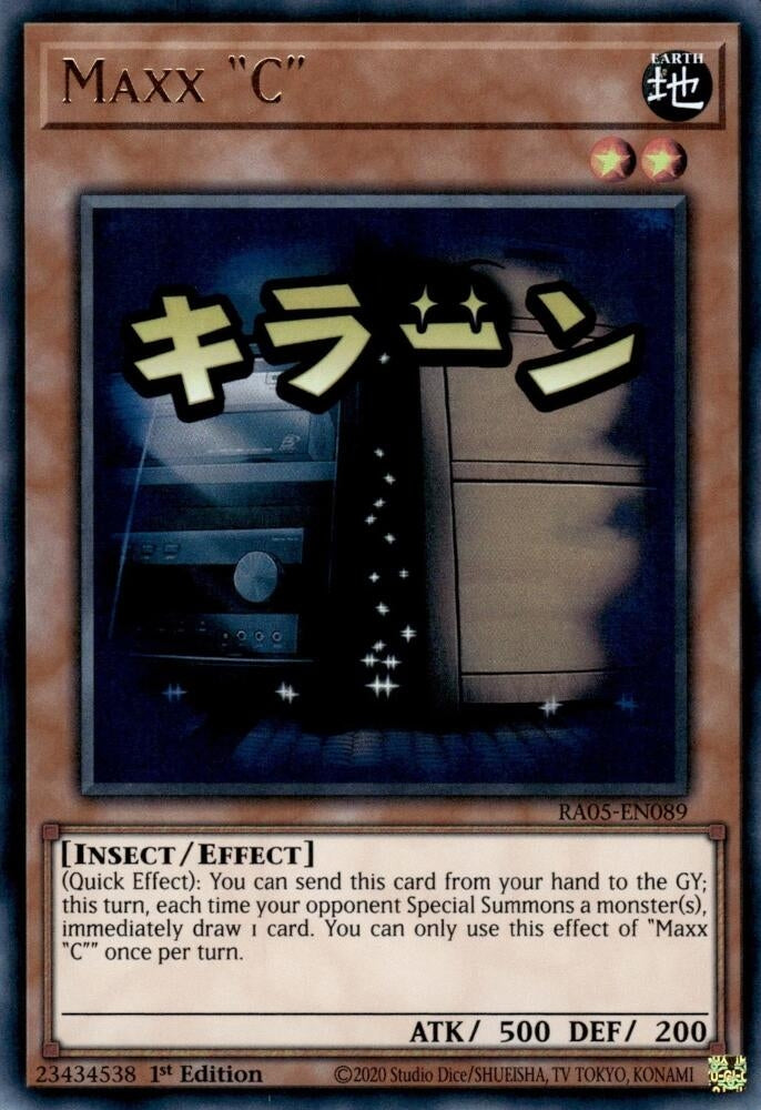 Maxx "C" (RA05-EN089) Ultra Rare