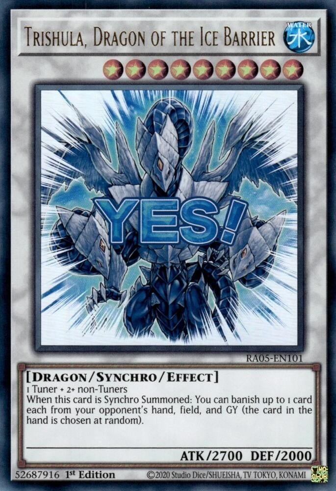 Trishula, Dragon of the Ice Barrier (RA05-EN101) Ultra Rare