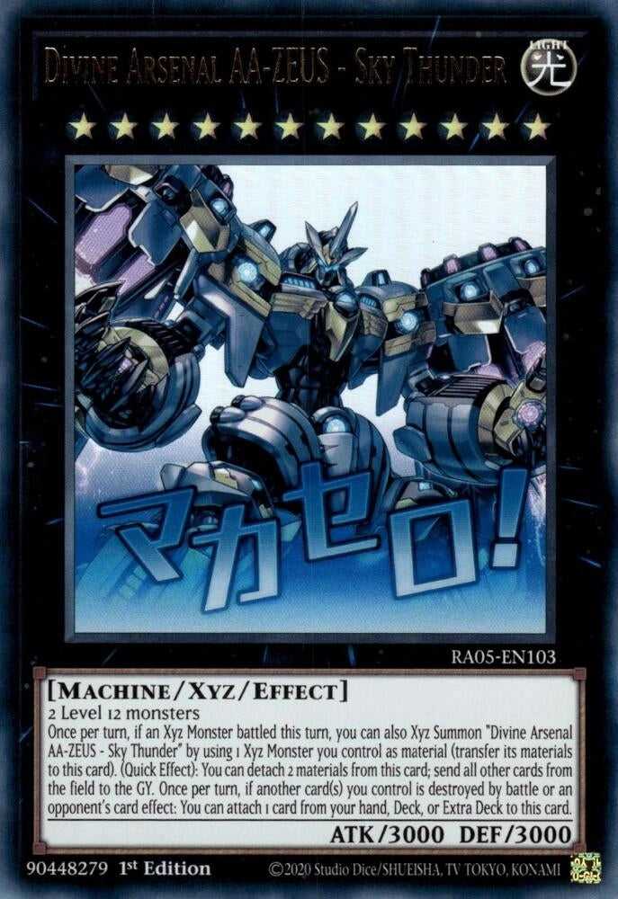 Divine Arsenal AA-ZEUS - Sky Thunder (RA05-EN103) Ultra Rare