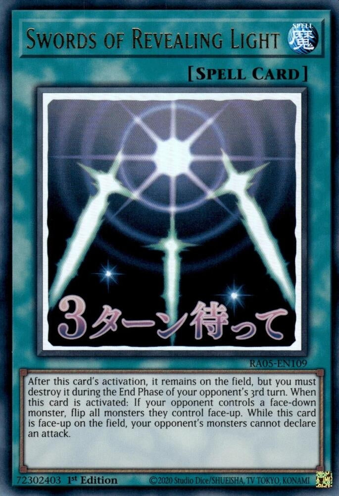 Swords of Revealing Light (RA05-EN109) Ultra Rare