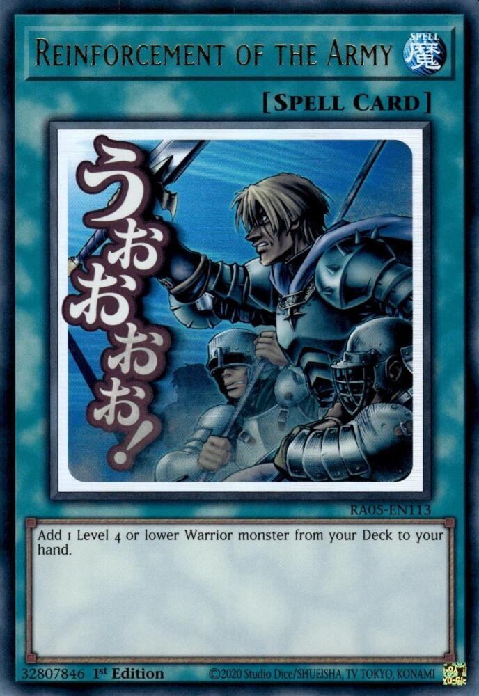 Reinforcement of the Army (RA05-EN113) Ultra Rare
