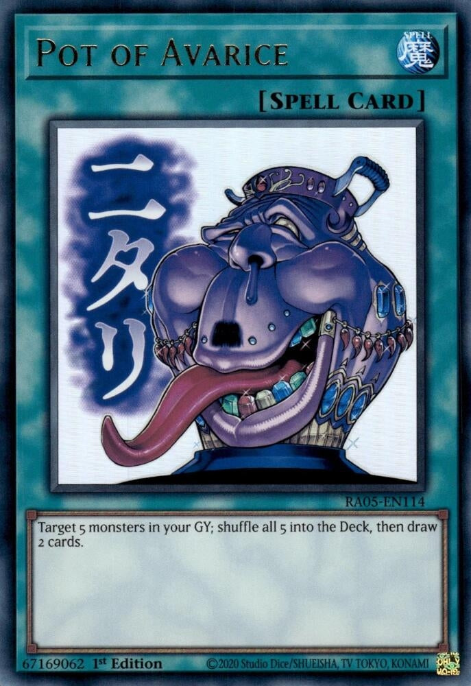 Pot of Avarice (RA05-EN114) Ultra Rare