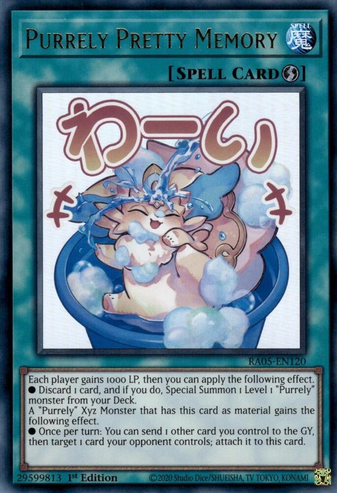 Purrely Pretty Memory (RA05-EN120) Ultra Rare