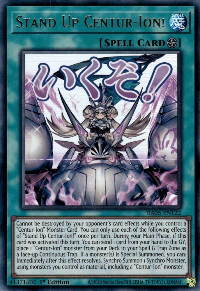 Stand Up Centur-Ion! (RA05-EN122) Ultra Rare