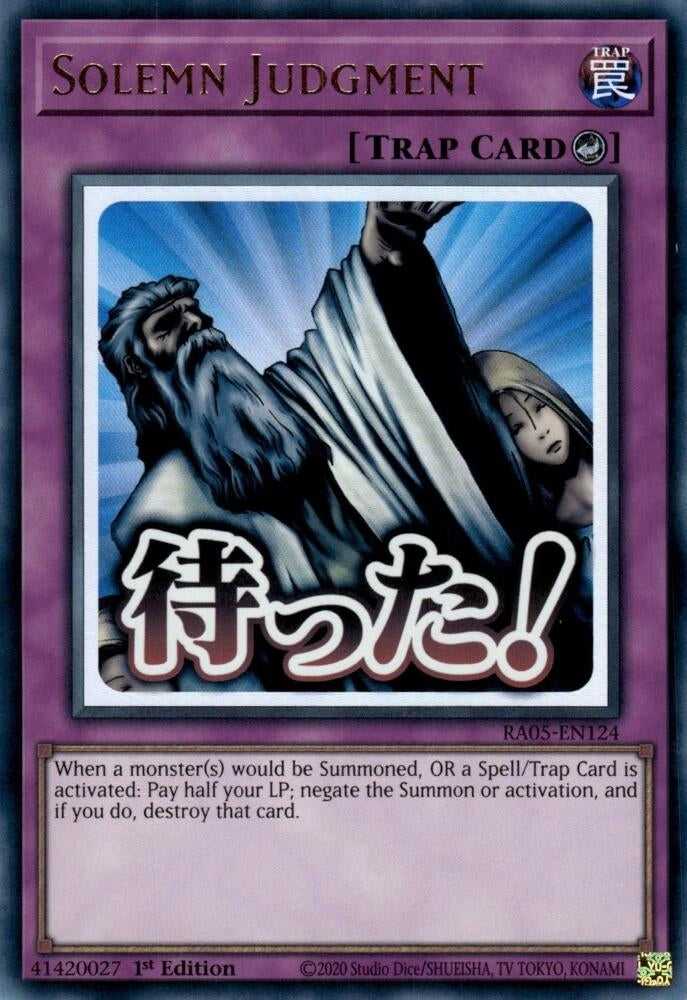 Solemn Judgment (RA05-EN124) Ultra Rare